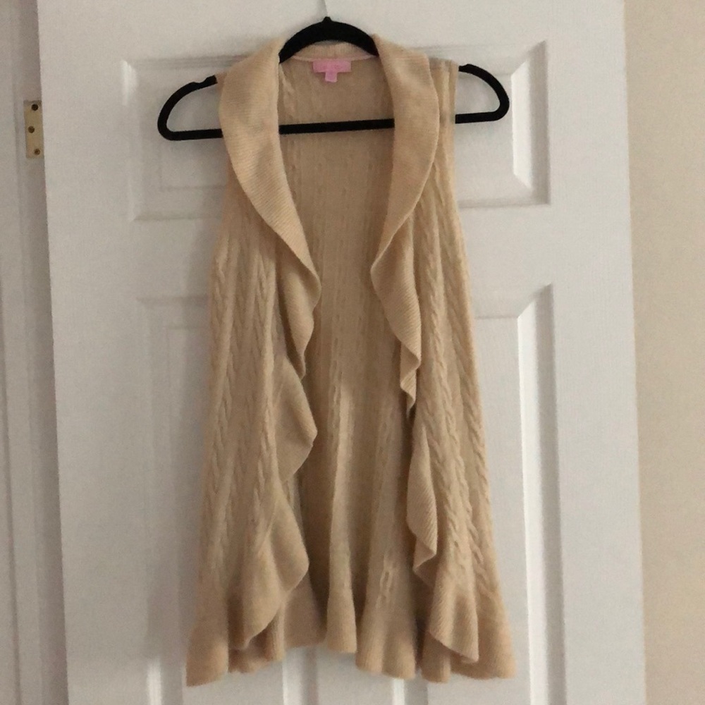 EUC XS Lilly cashmere duster vest
